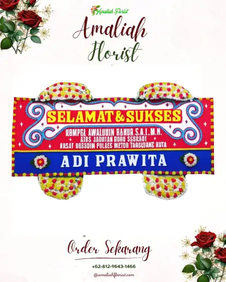 Papan Bunga Ucapan Selamat Sumberpasir